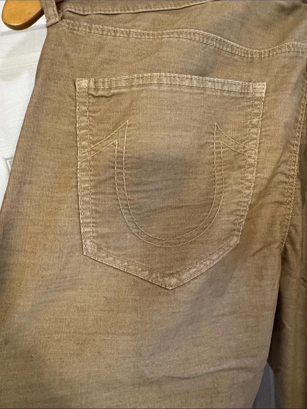 True Religion Men's Khaki Jogger Pants